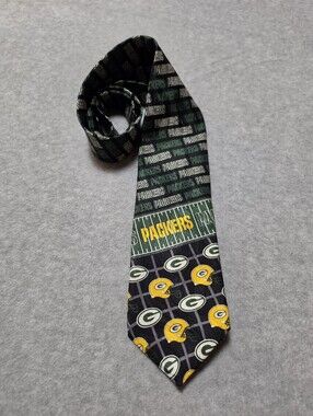 Vtg Green Bay Packers Tie NFL necktie RM